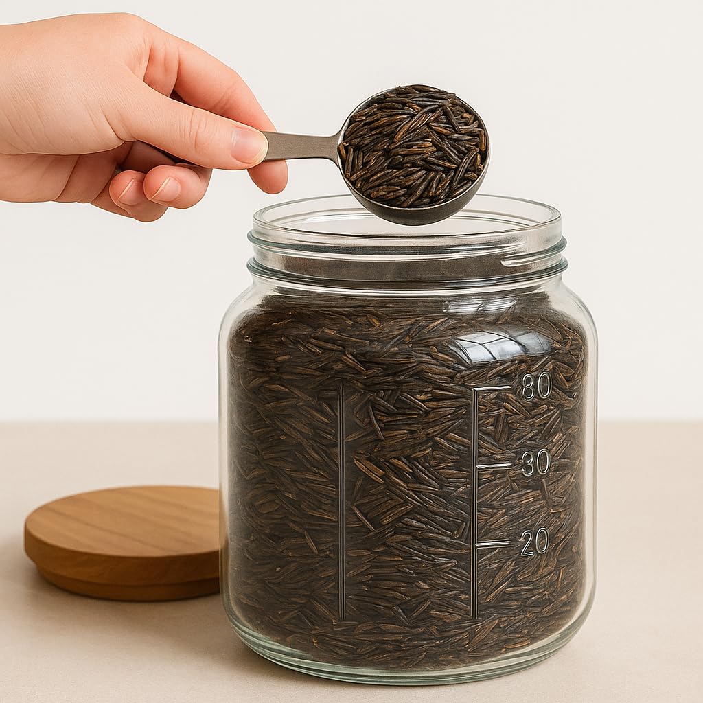 Plastic-Free 1-Gallon Glass Mason Jar with Acacia Wood Lid – Kitchentoolz
