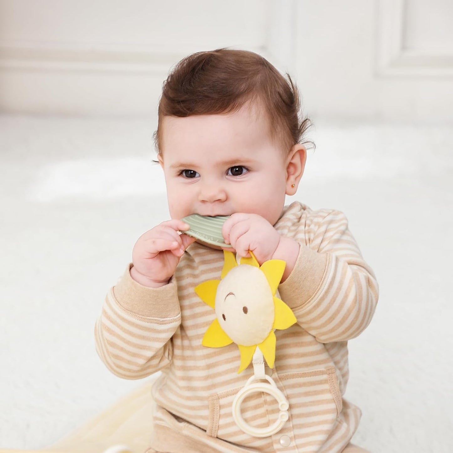 Non-Toxic Baby & Kids: Wooden Activity Gym with Cotton Play Mat