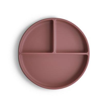 mushie 100% Food-Grade Silicone Divided Suction Plate