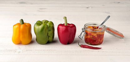 Le Parfait Super Terrine French Glass Jars (32oz Quart, Pack of 4)