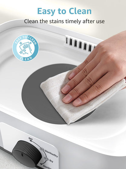 Grownsy 4-in-1 Bottle Sterilizer: Large 8-Bottle Steam Sanitizer