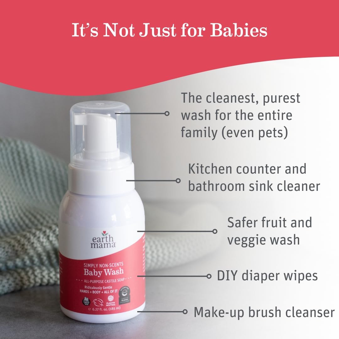 Earth Mama Simply Non-Scents: Organic Foaming Castile Refill