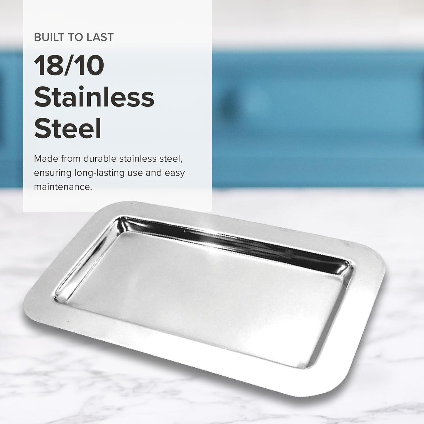 Non-Toxic Stainless Steel Serving Tray (Frieling, 18/10)