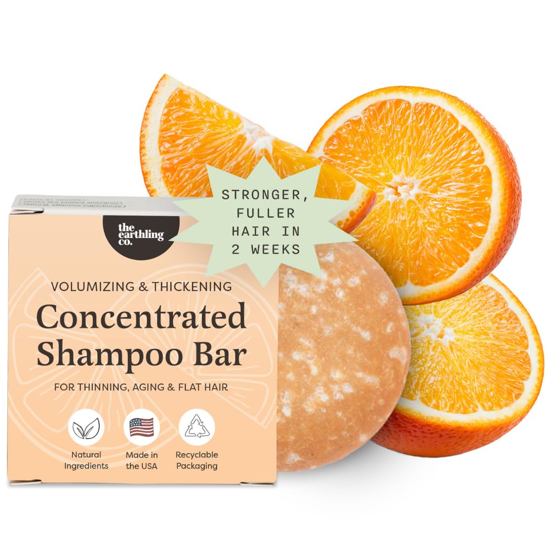 Fragrance-Free Unscented Shampoo Bar for Sensitive Scalp, Vegan – The Earthling Co.
