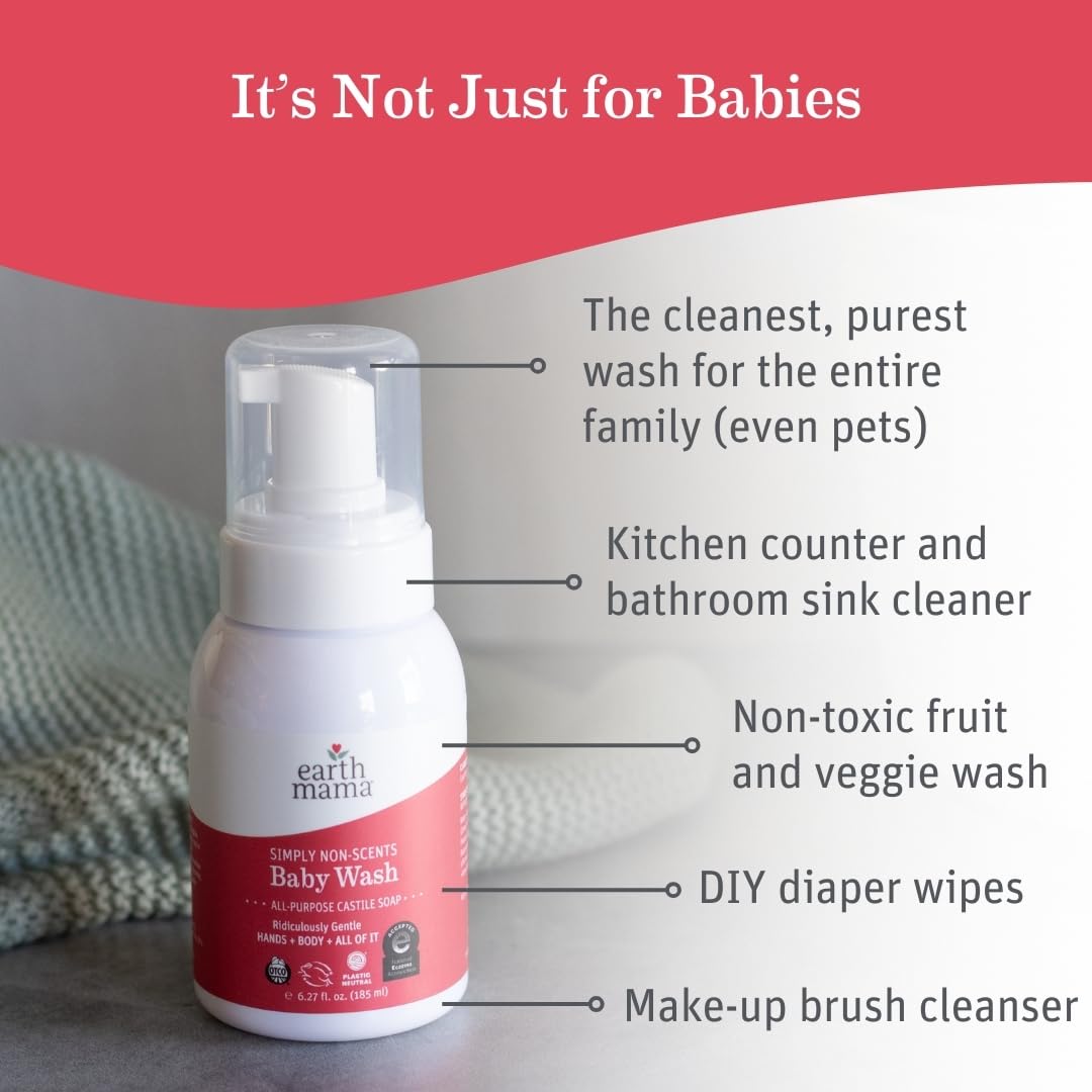 Earth Mama Simply Non-Scents: Organic Foaming Castile Refill
