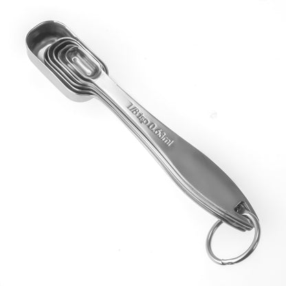 Microplastic-Free 18/8 Stainless Steel Measuring Cups & Spoons Set, 13-Piece