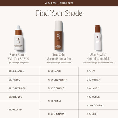 ILIA True Skin Serum Foundation: Weightless Medium Coverage (SF2)
