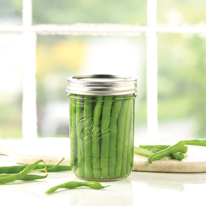 Quilted Glass Jelly Jars, 8 oz, BPA-Free, 12-Count - Ball