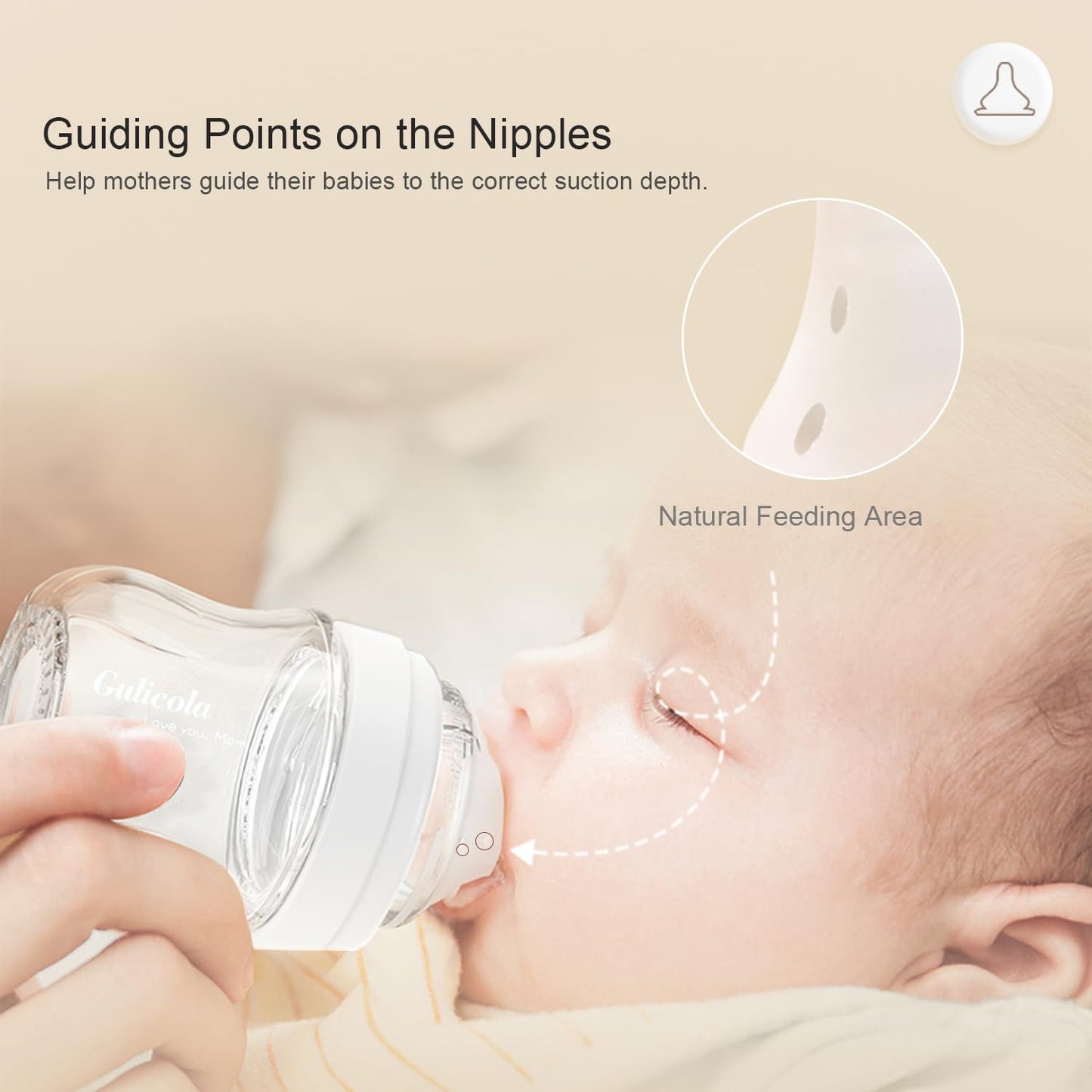 Non-Toxic Baby & Kids: Gulicola Natural Glass Bottle Microplastic-Free