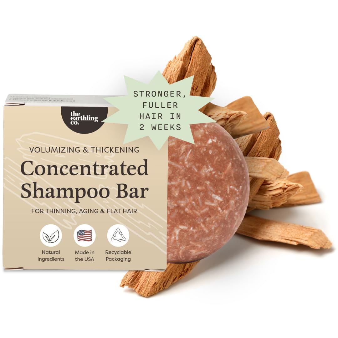 Fragrance-Free Unscented Shampoo Bar for Sensitive Scalp, Vegan – The Earthling Co.