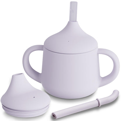 Moonkie 3-in-1 Food-Grade Silicone Training Cup (4 oz)