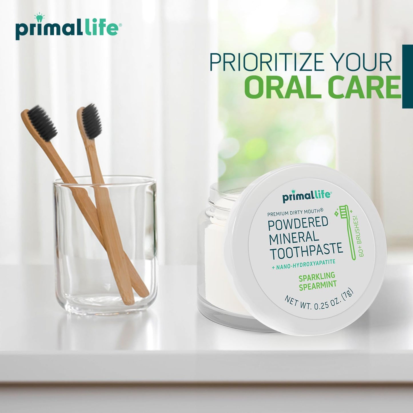 Fluoride-Free Remineralizing Tooth Powder, Bubblegum – Primal Life Organics