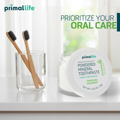 Fluoride-Free Remineralizing Tooth Powder, Bubblegum – Primal Life Organics