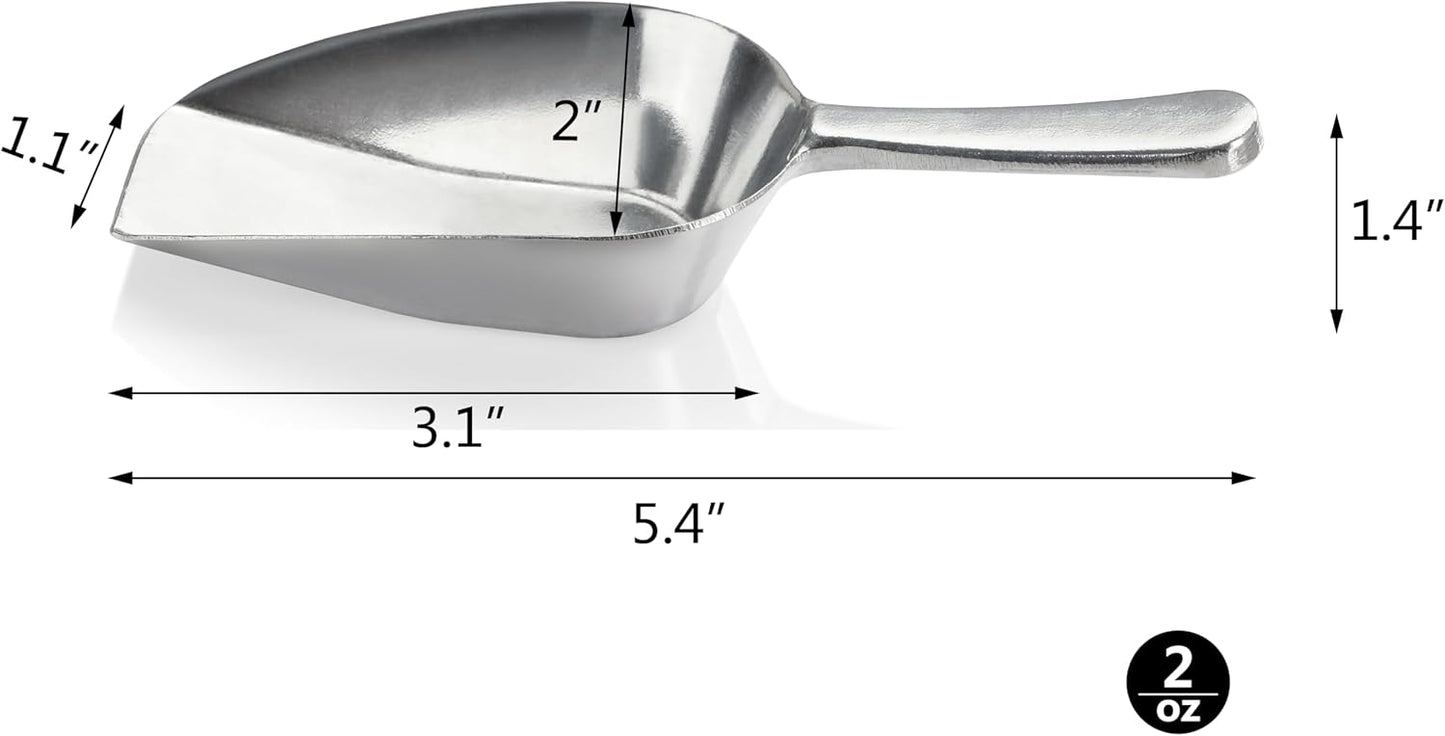 Plastic-Free One-Piece Cast Aluminum Scoop for Dry Goods – New Star