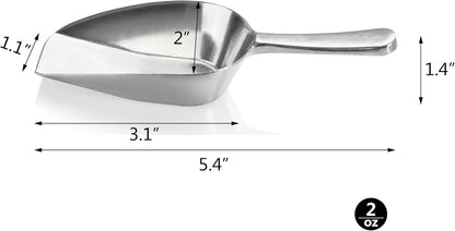 Plastic-Free One-Piece Cast Aluminum Scoop for Dry Goods – New Star