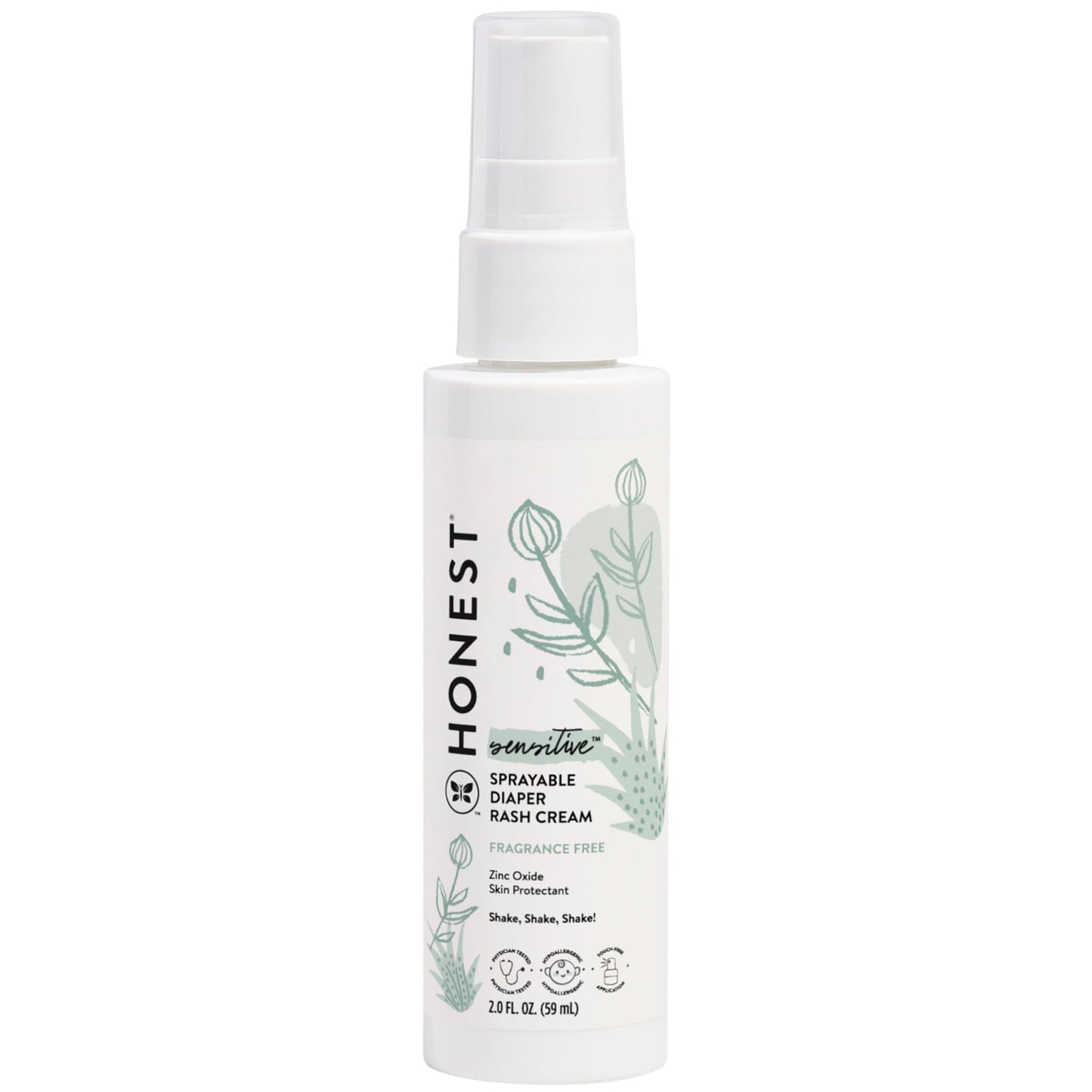 The Honest Company Diaper Rash Cream: Moisturizing Zinc Oxide Ointment