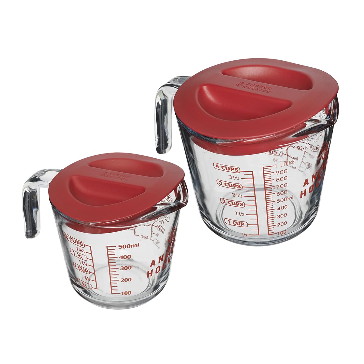 Anchor Hocking Glass Measuring Cup Set (2-Piece)