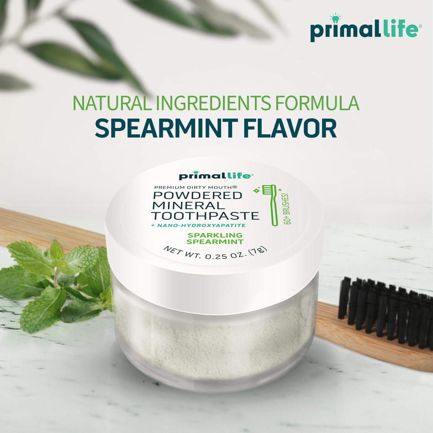Fluoride-Free Remineralizing Tooth Powder, Bubblegum – Primal Life Organics