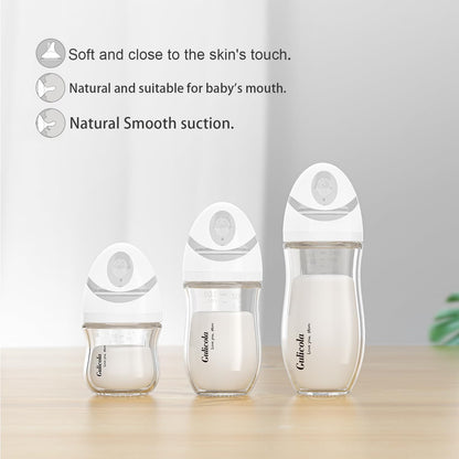 Non-Toxic Baby & Kids: Gulicola Natural Glass Bottle Microplastic-Free
