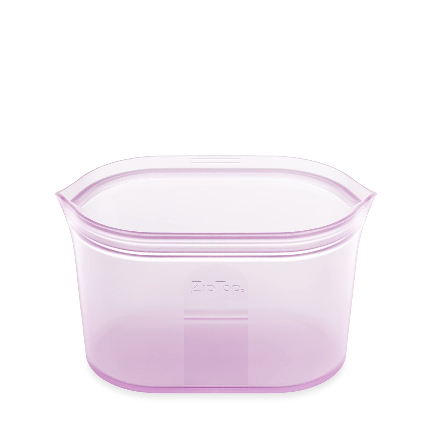 Reusable Silicone Bags, Stand-Up Zip Seal, 2-Bag Set - Zip Top