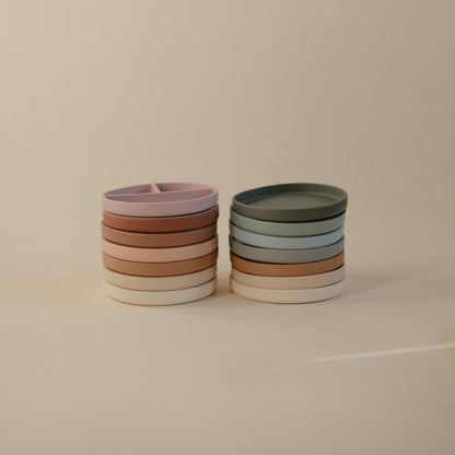 mushie 100% Food-Grade Silicone Divided Suction Plate