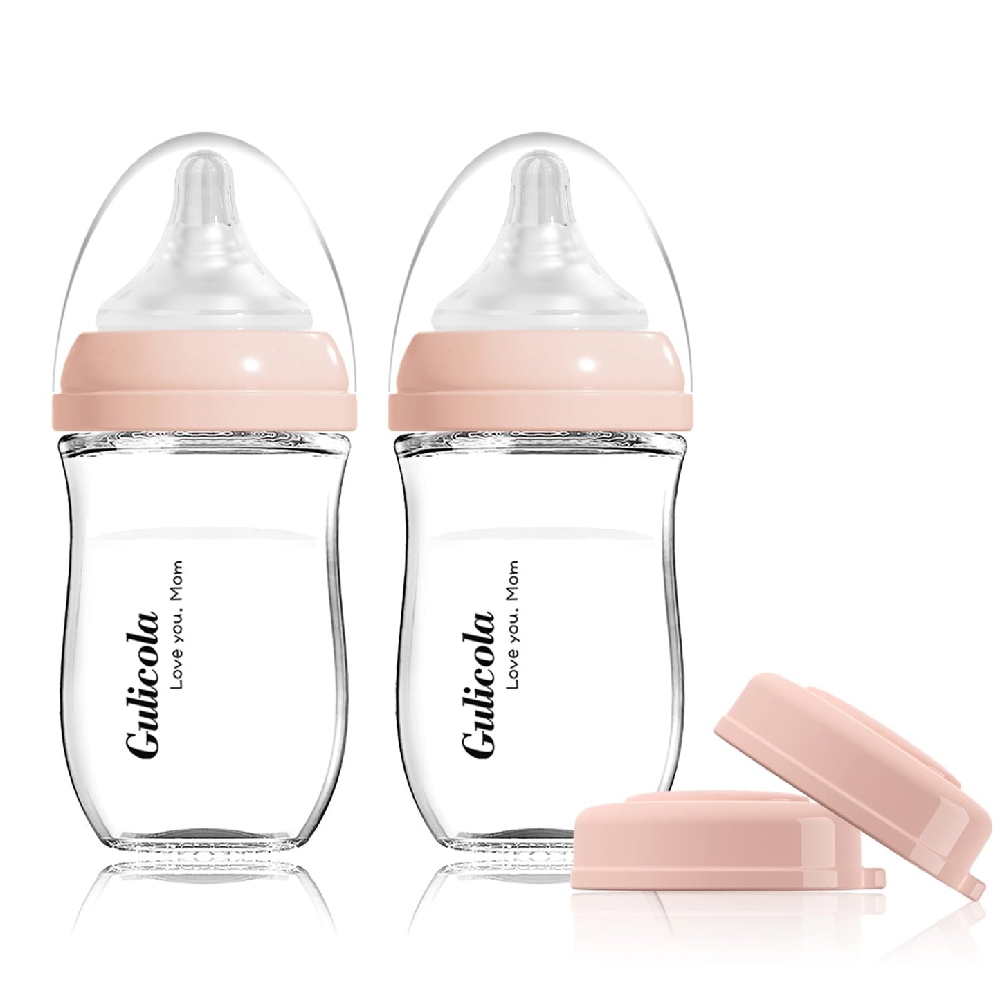 Non-Toxic Baby & Kids: Gulicola Natural Glass Bottle Microplastic-Free