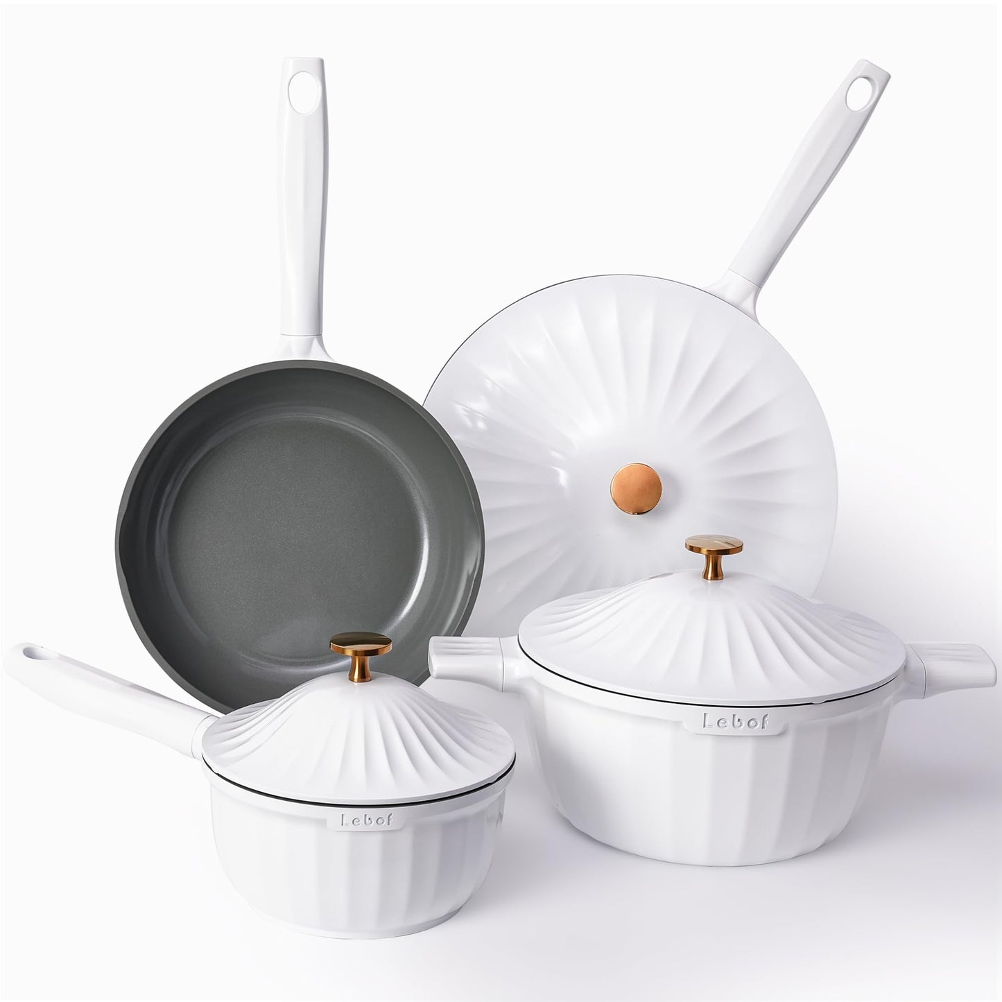 7-Piece Nonstick Ceramic Cookware Set