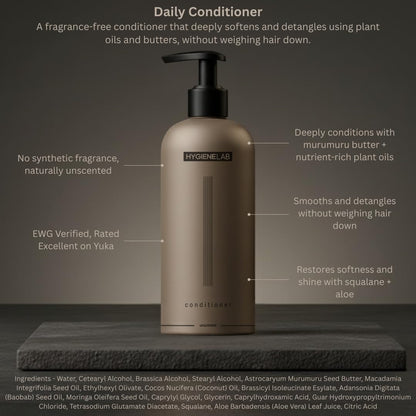 Fragrance-Free EWG Verified Conditioner, Sulfate-Free – HygieneLab
