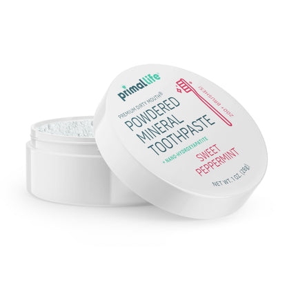 Fluoride-Free Remineralizing Tooth Powder, Bubblegum – Primal Life Organics