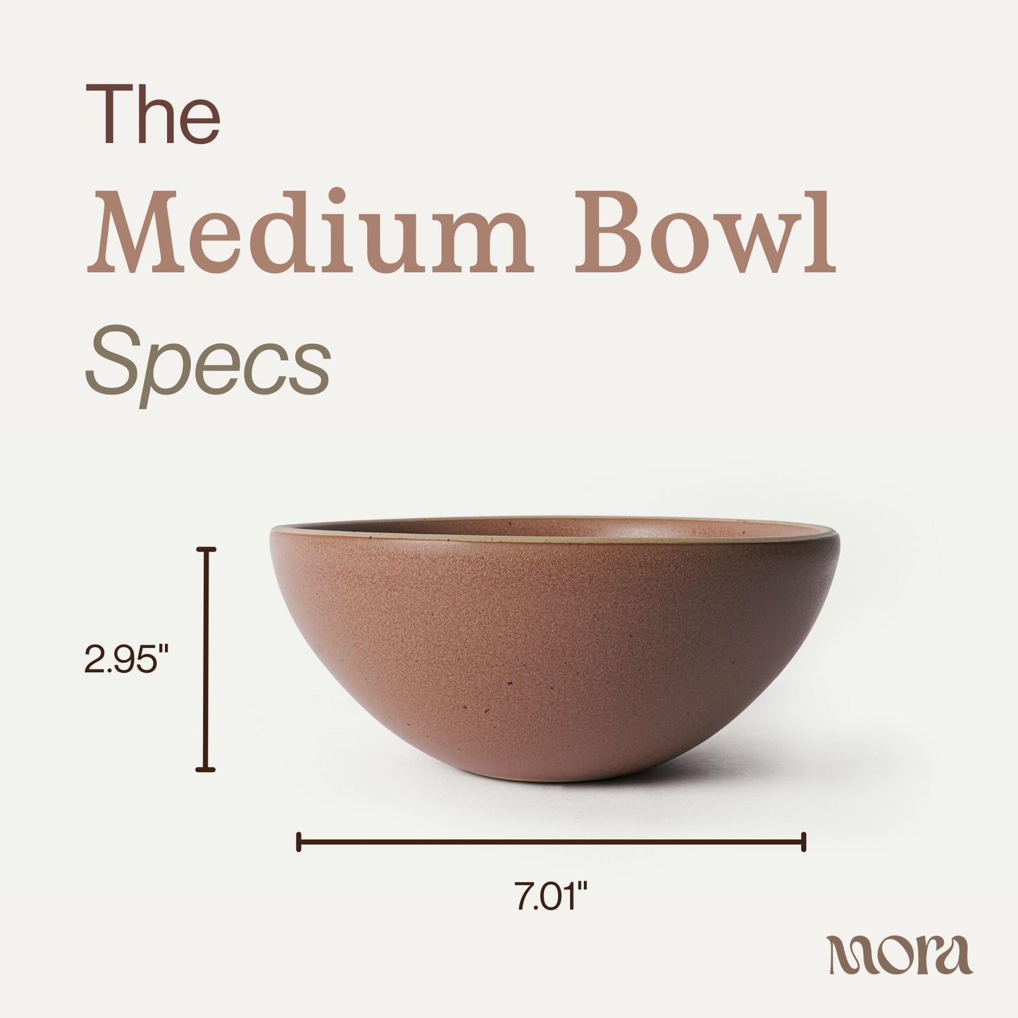 Lead-Free Ceramic Bowls, Lab-Tested – Mora (Set of 4, 28oz)