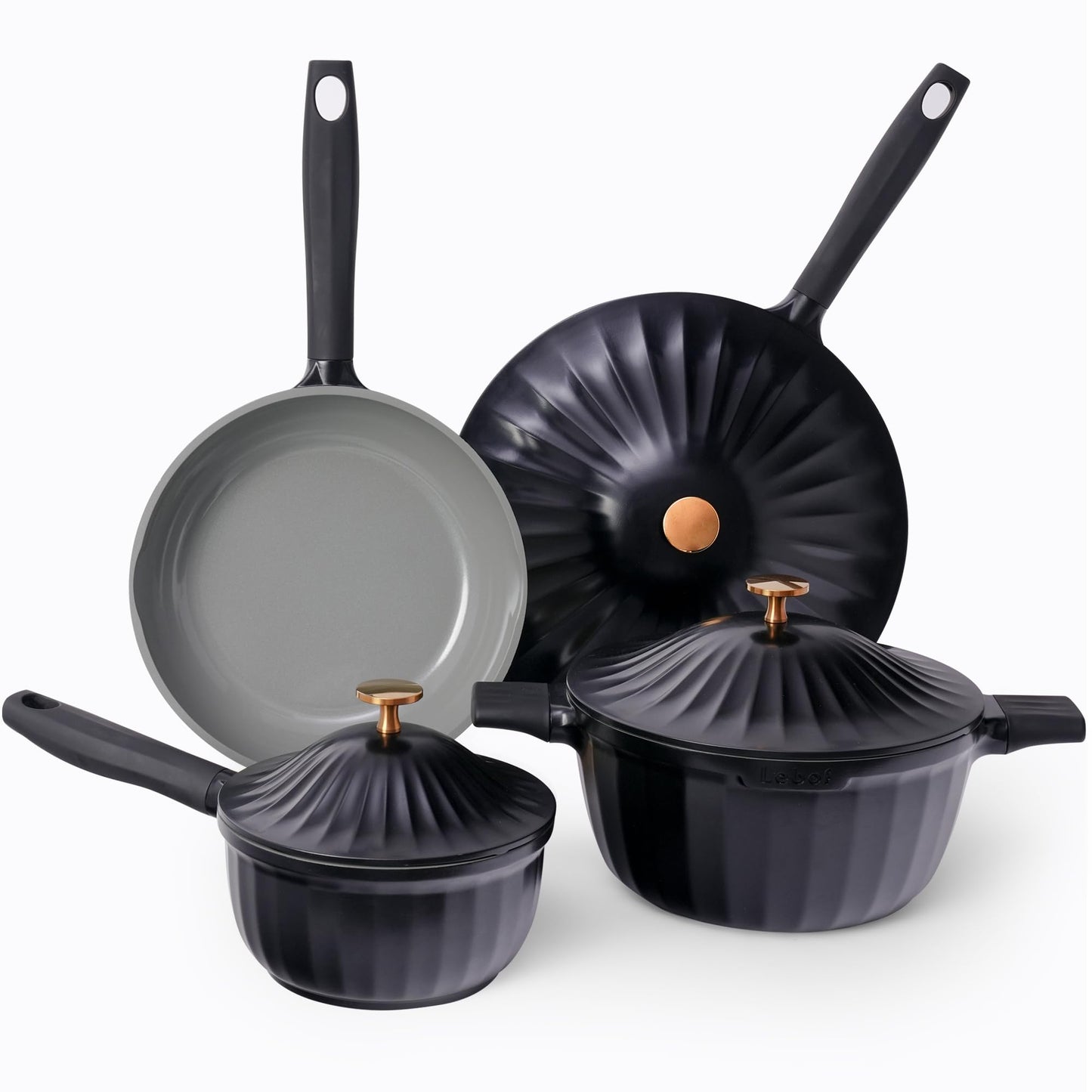 7-Piece Nonstick Ceramic Cookware Set