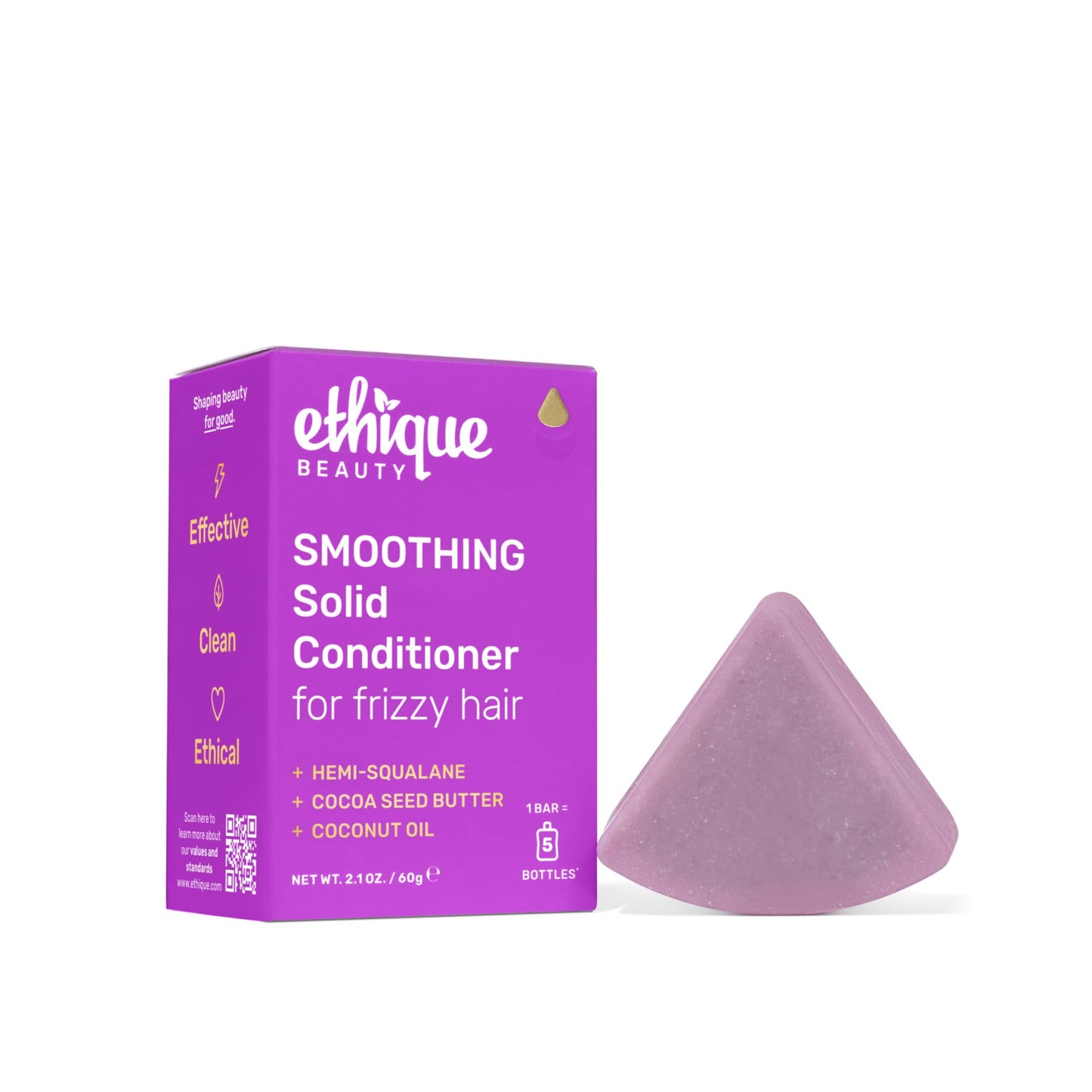 Plastic-Free Everyday Conditioner Bar with Vitamin C, Vegan – Ethique