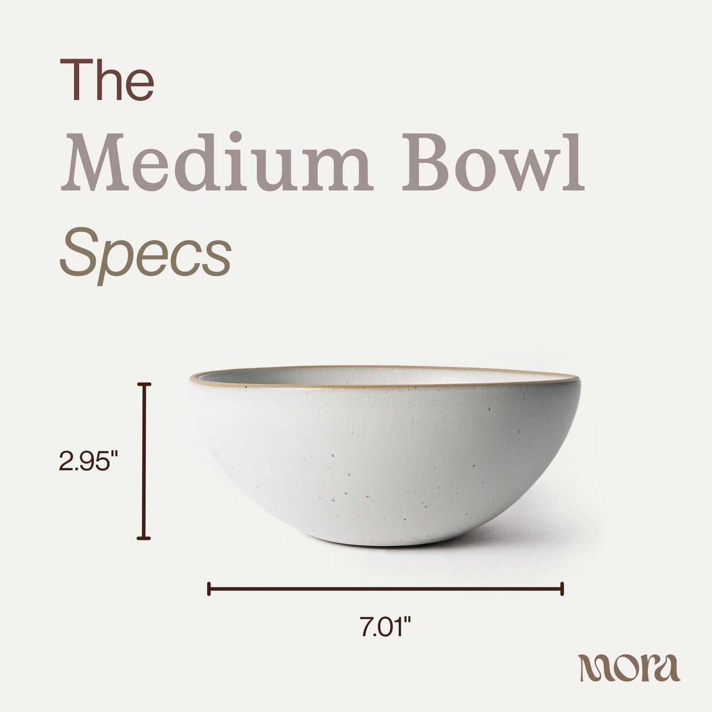 Lead-Free Ceramic Bowls, Lab-Tested – Mora (Set of 4, 28oz)