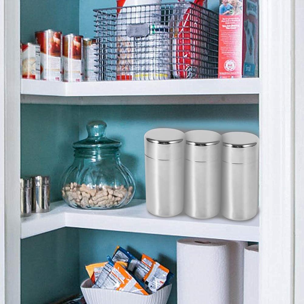 Plastic-Free Stainless Steel Tea Canister, Double Lid, 550 ml – AUNMAS