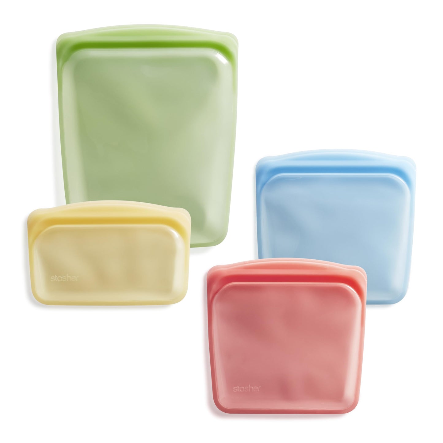 Reusable Silicone Food Storage Bags, 5-Pack – Stasher