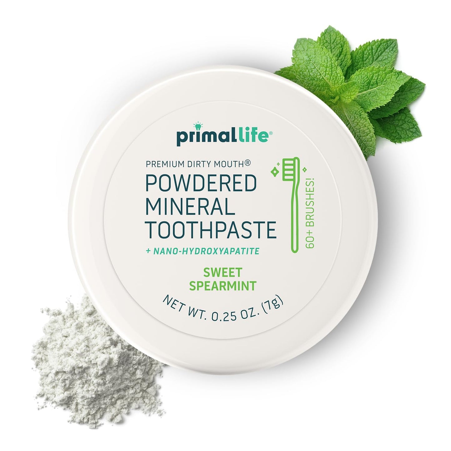 Fluoride-Free Remineralizing Tooth Powder, Bubblegum – Primal Life Organics