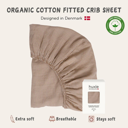 Huxie Organic Muslin Crib Sheet: 100% Cotton Purity