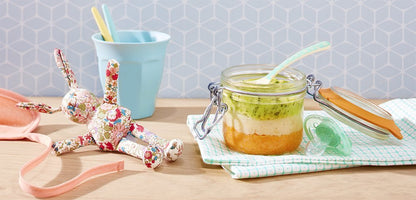 Le Parfait Super Terrine French Glass Jars (32oz Quart, Pack of 4)