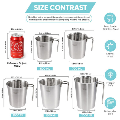 Microplastic-Free 304 Stainless Steel Measuring Cup – Newness