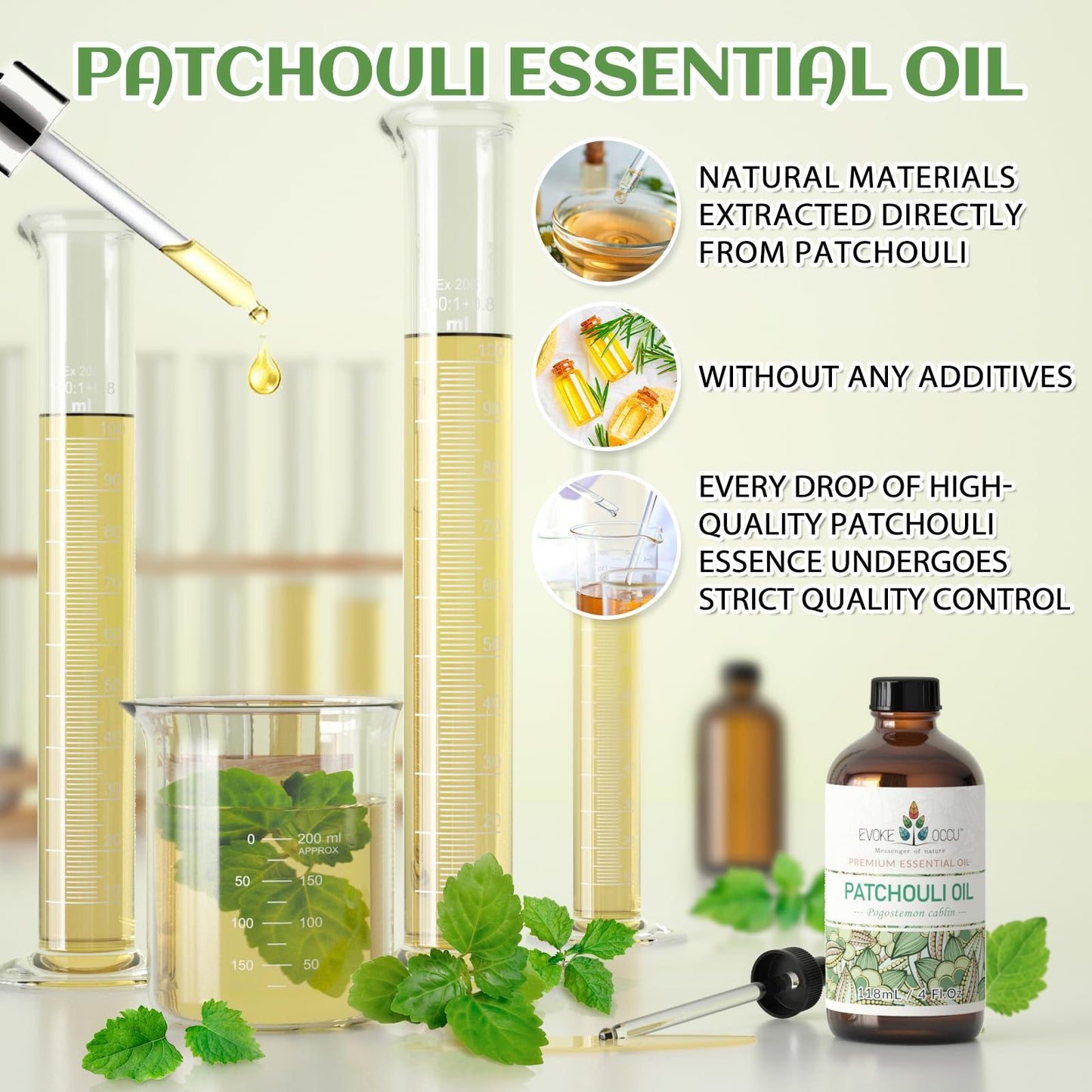 EVOKE OCCU 100% Pure Clary Sage Essential Oil: 4oz Value Size