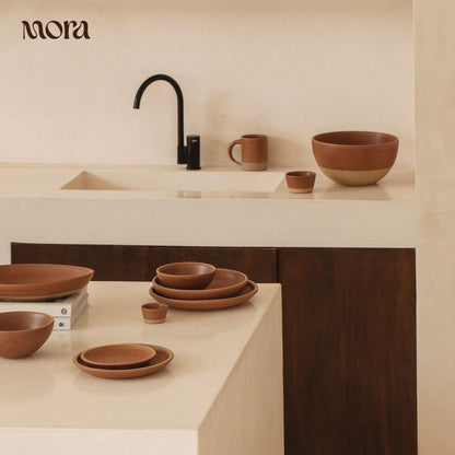 Lead-Free Ceramic Bowls, Lab-Tested – Mora (Set of 4, 28oz)