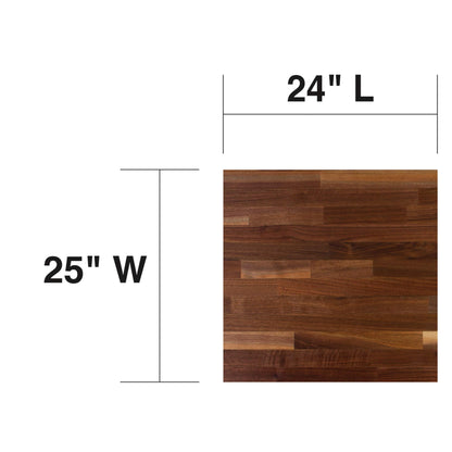 Non-Toxic Walnut Edge-Grain Butcher Block, 18x25, USA – John Boos