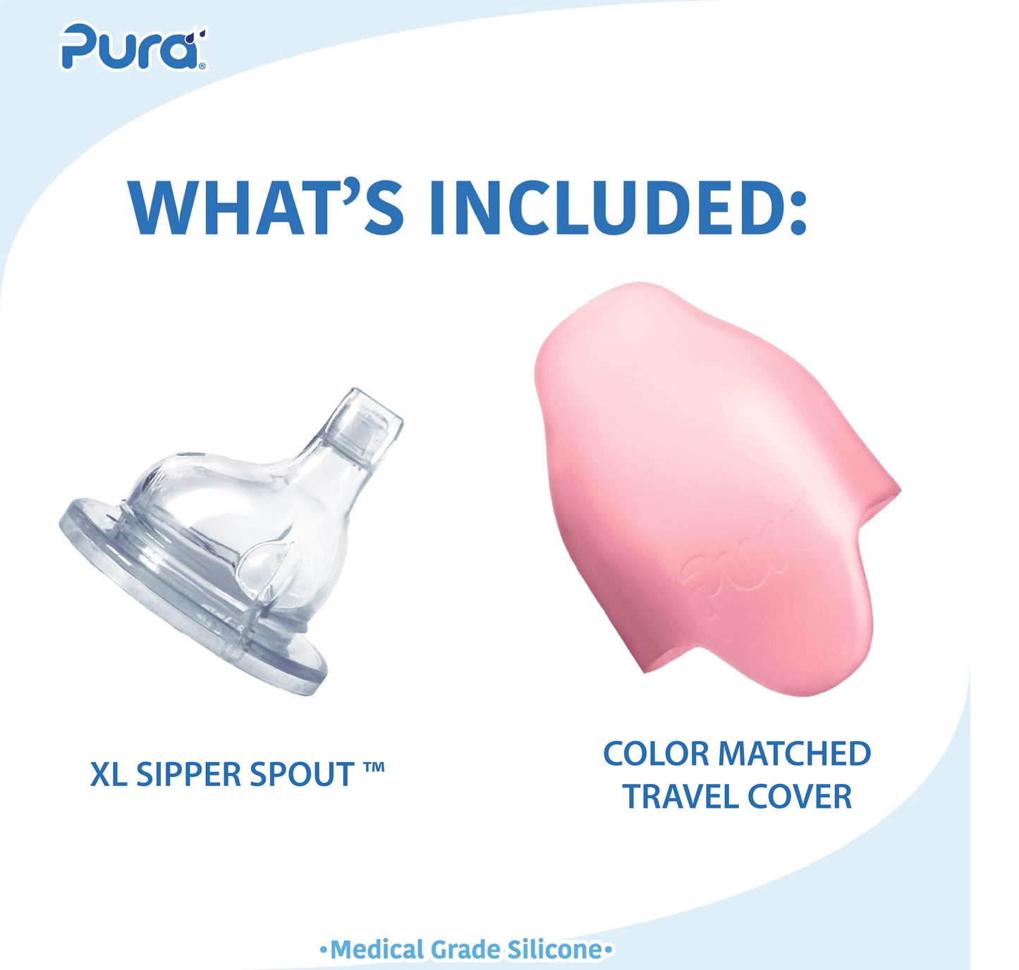 Pura Kiki 11oz MadeSafe Certified 100% Plastic-Free Sippy Cup