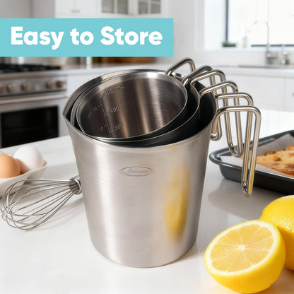 Microplastic-Free 304 Stainless Steel Measuring Cup – Newness