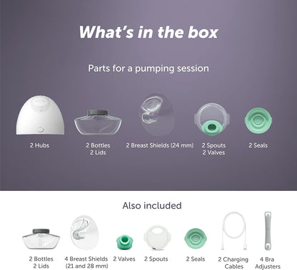 Elvie Double Wearable Silent Breast Pump with App Control