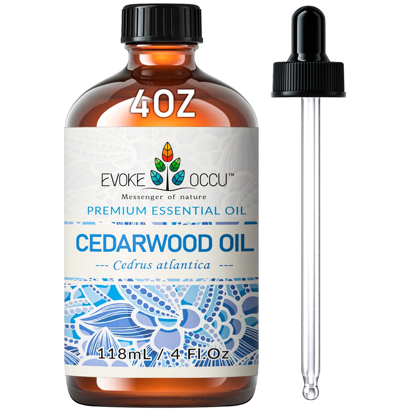 EVOKE OCCU 100% Pure Clary Sage Essential Oil: 4oz Value Size