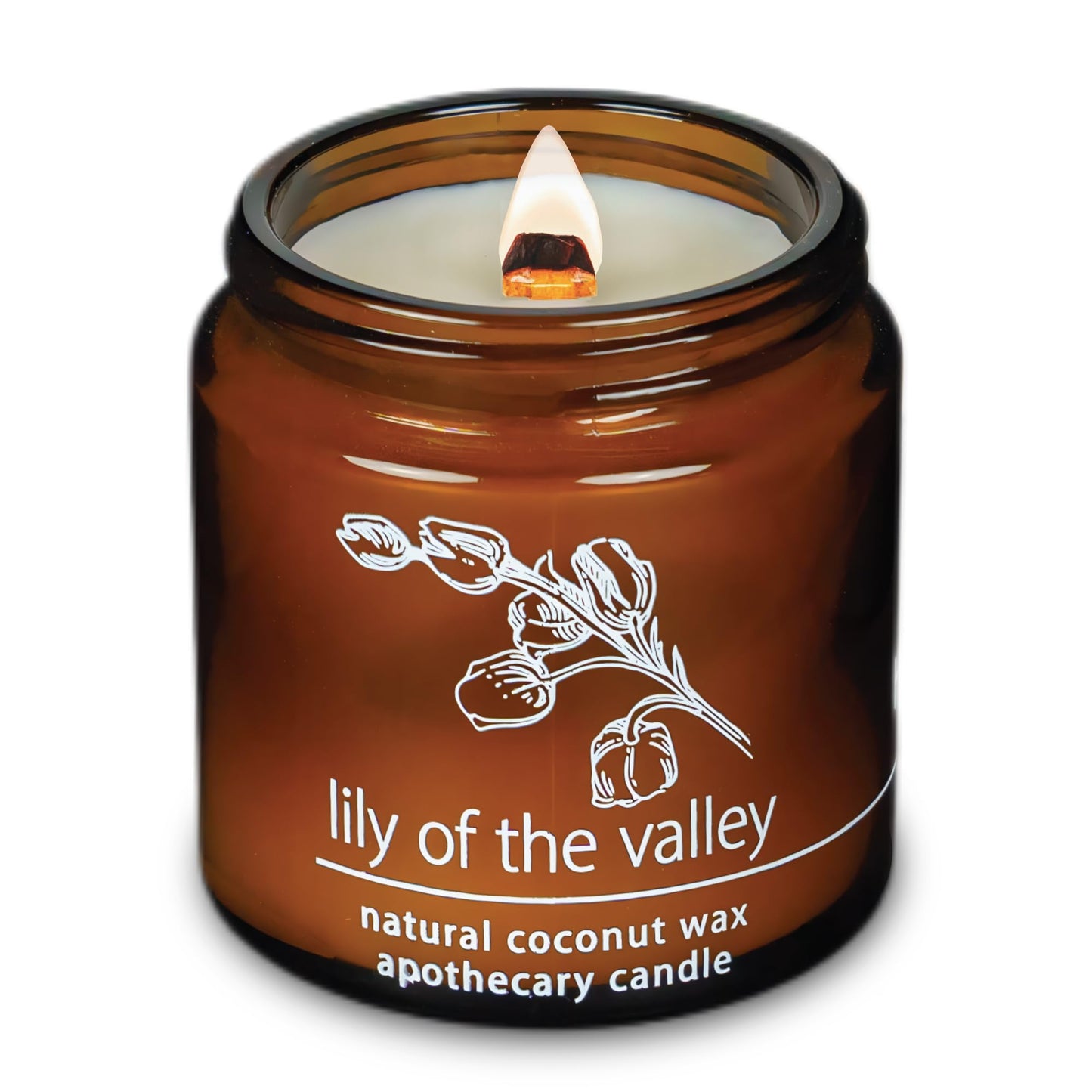 Non-Toxic Coconut Wax Candle: Signature Crackling Wood Wick, Phthalate-Free, 60-Hour Clean Burn
