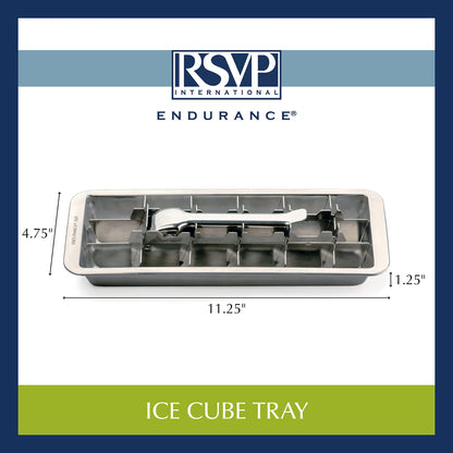 Microplastic-Free Stainless Steel Ice Cube Tray – RSVP Endurance