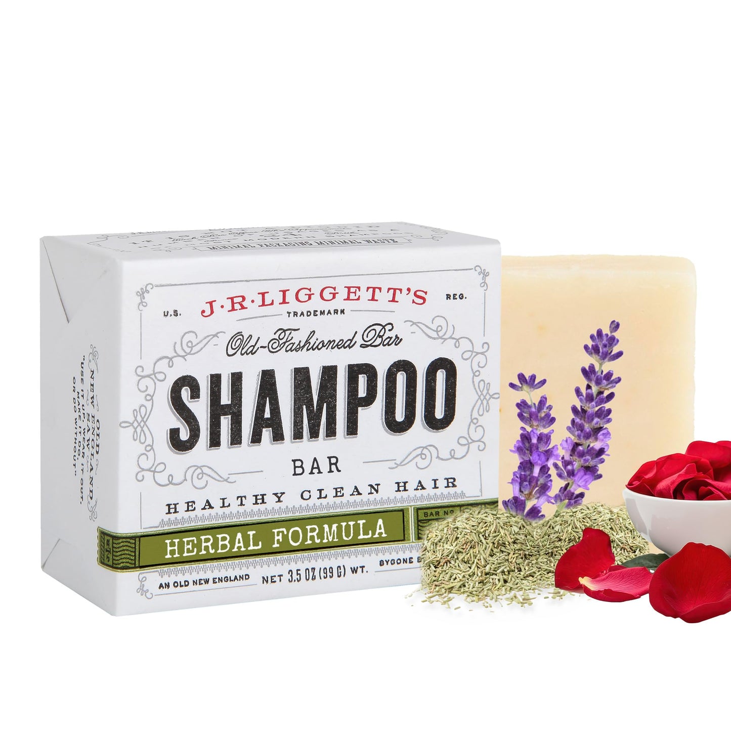 Plastic-Free, Sulfate-Free Shampoo Bar 3-Pack, Vegan – J.R. Liggett's