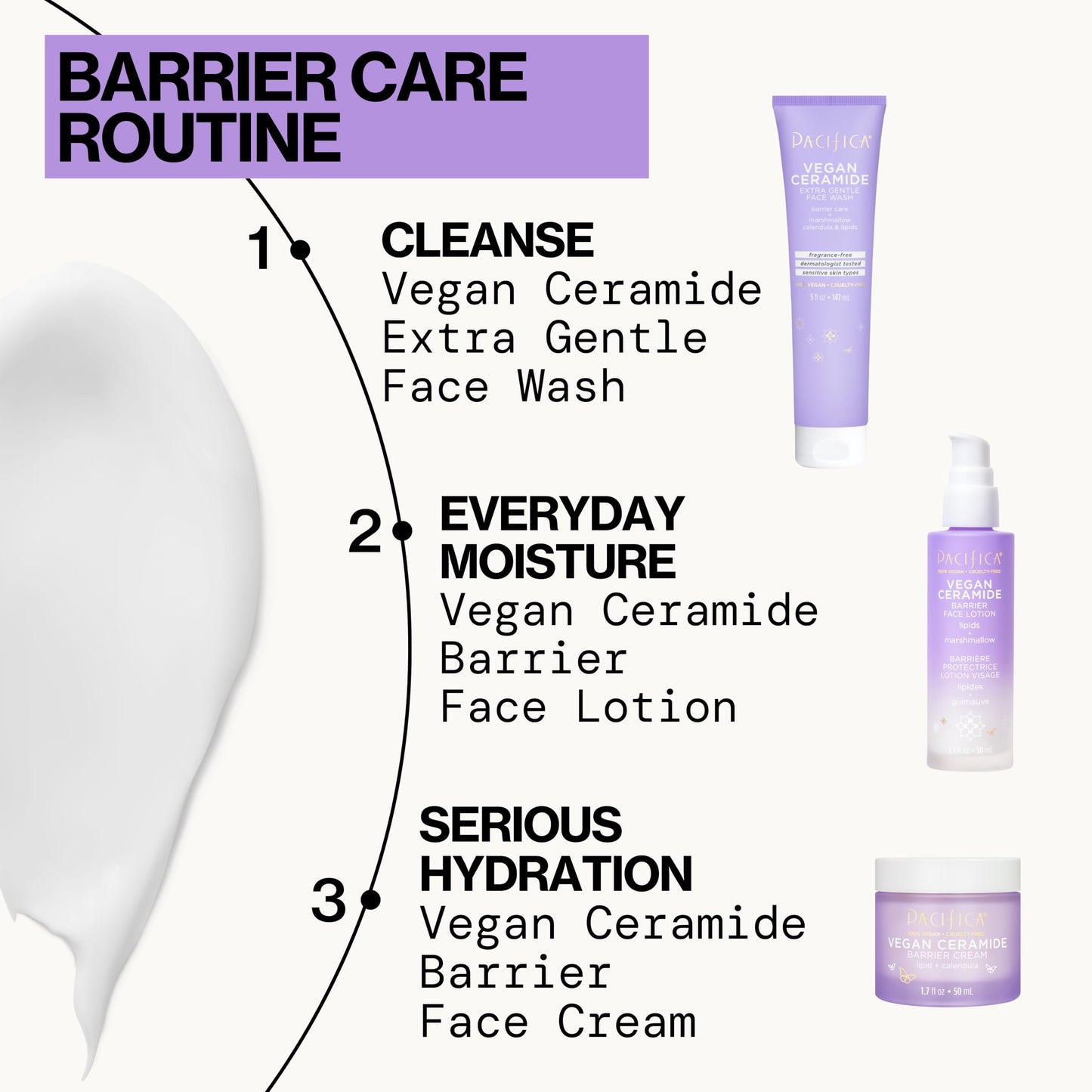 Fragrance-Free Vegan Ceramide Barrier Cream – Pacifica